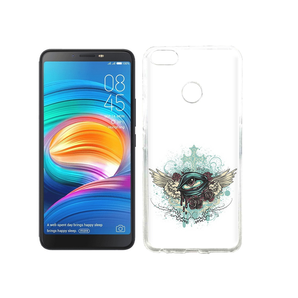 

Чехол MyPads Tocco для Tecno Camon X плачущий глаз с крыльями, Прозрачный, Tocco