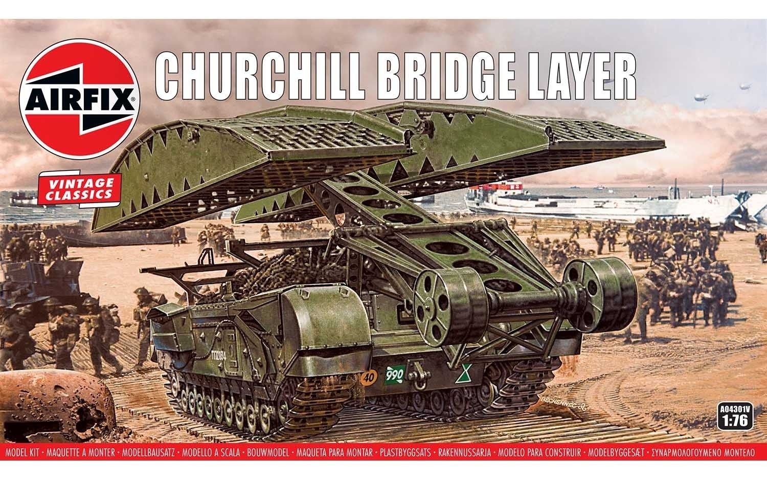 A04301V Сборная модель инженерного танка Churchill Bridge Layer