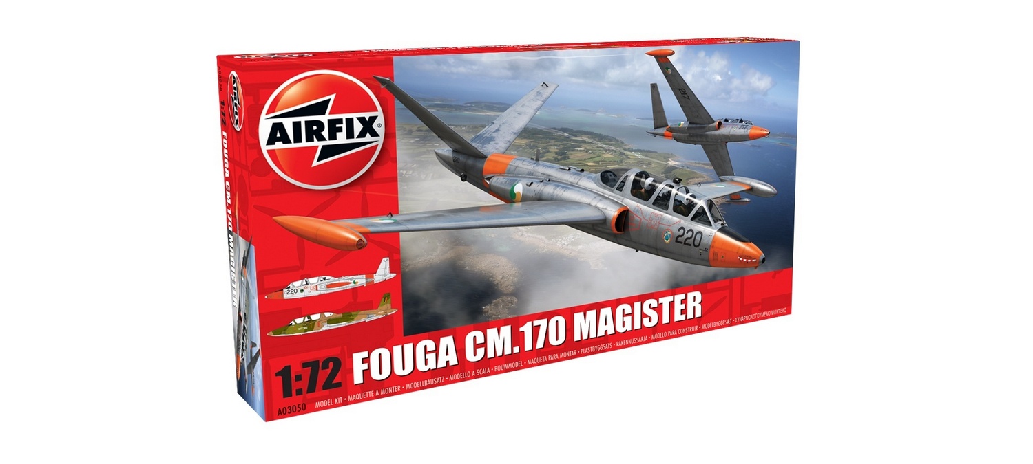 фото A03050 сборная модель самолета fouga cm.170 magister airfix