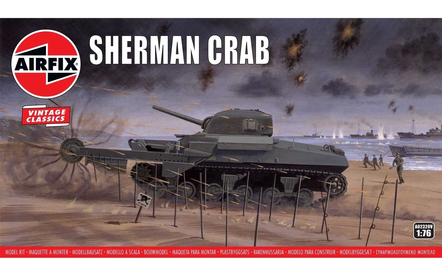 A02320V Сборная модель танка Sherman Crab