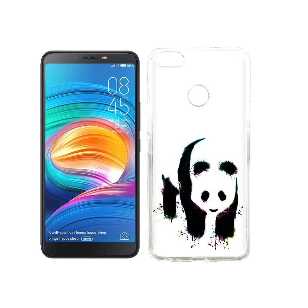 

Чехол MyPads Tocco для Tecno Camon X панда в акварели, Прозрачный, Tocco