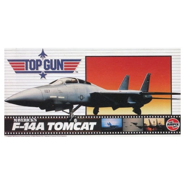 фото A00503 сборная модель самолета top gun mavericks f-14z tomcat airfix