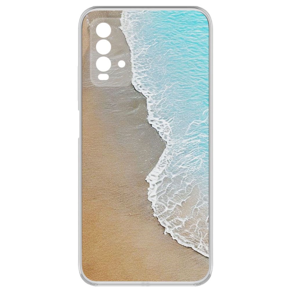 

Чехол-накладка Krutoff Clear Case Прибой для Xiaomi Redmi 9T, Прозрачный