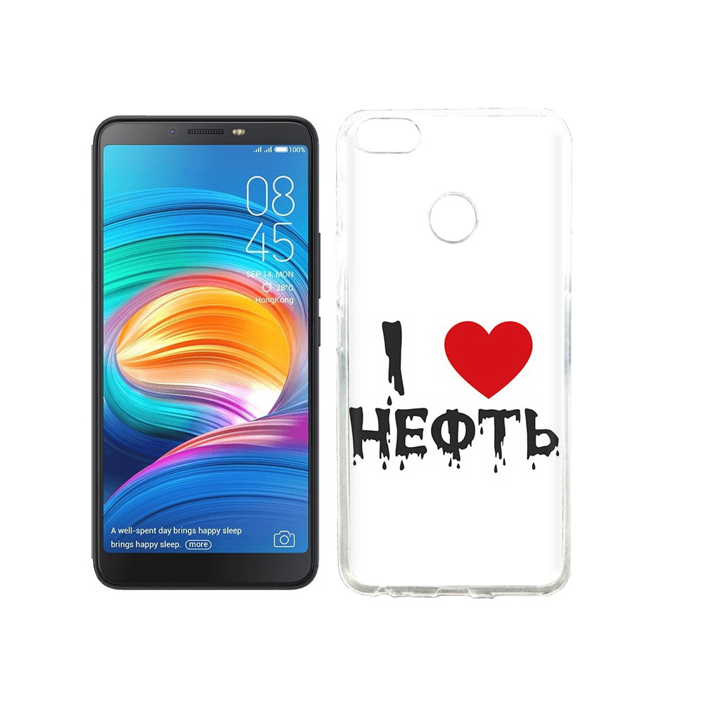 

Чехол MyPads Tocco для Tecno Camon X нефть, Прозрачный, Tocco