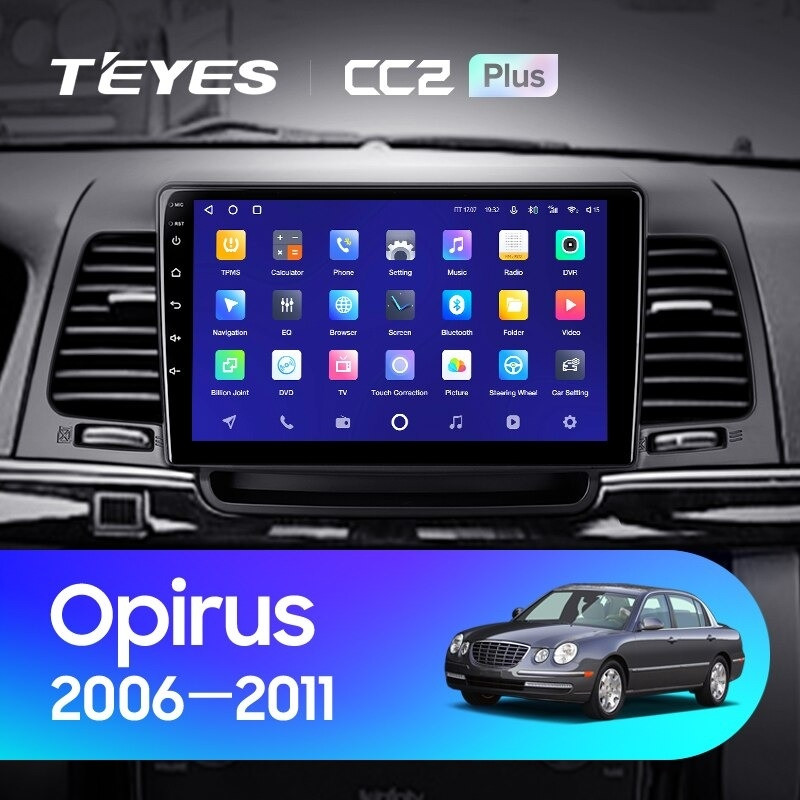 Штатная магнитола Teyes CC2 Plus 6128 Kia Opirus GH 2006-2011 4150000₽