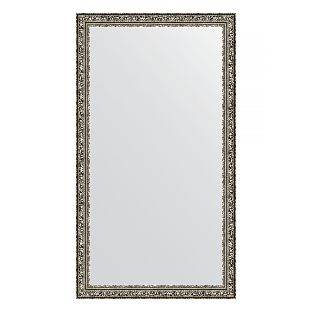 фото Зеркало в раме 64x114см evoform by 3200 виньетка состаренное серебро