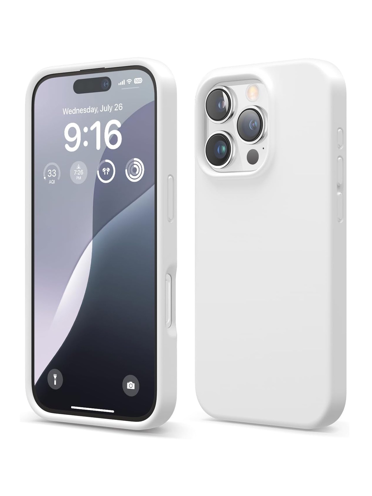

Чехол Elago для iPhone 16 Pro Max силиконовый Liquid silicone с Soft touch, белый