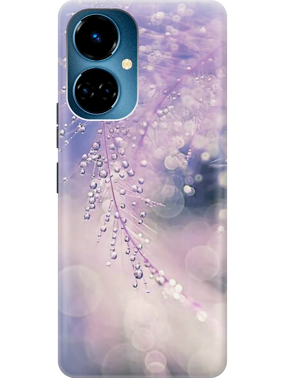 

Силиконовый чехол на Tecno Camon 19 / 19 Pro с рисунком "Ветка в капельках", Белый;синий;фиолетовый, 20011877