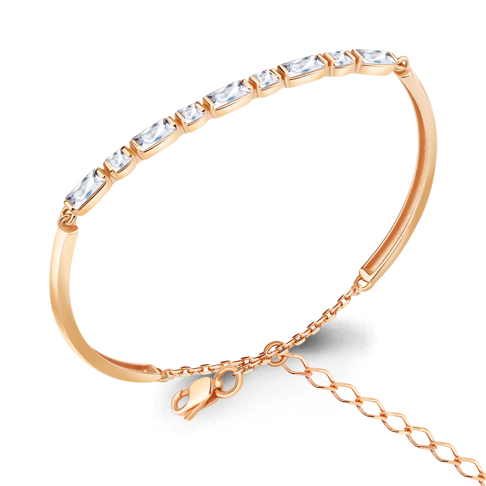 

Браслет из серебра с фианитом Aquamarine Aquamarine 74630_925_з р. 17, 74630_925_з