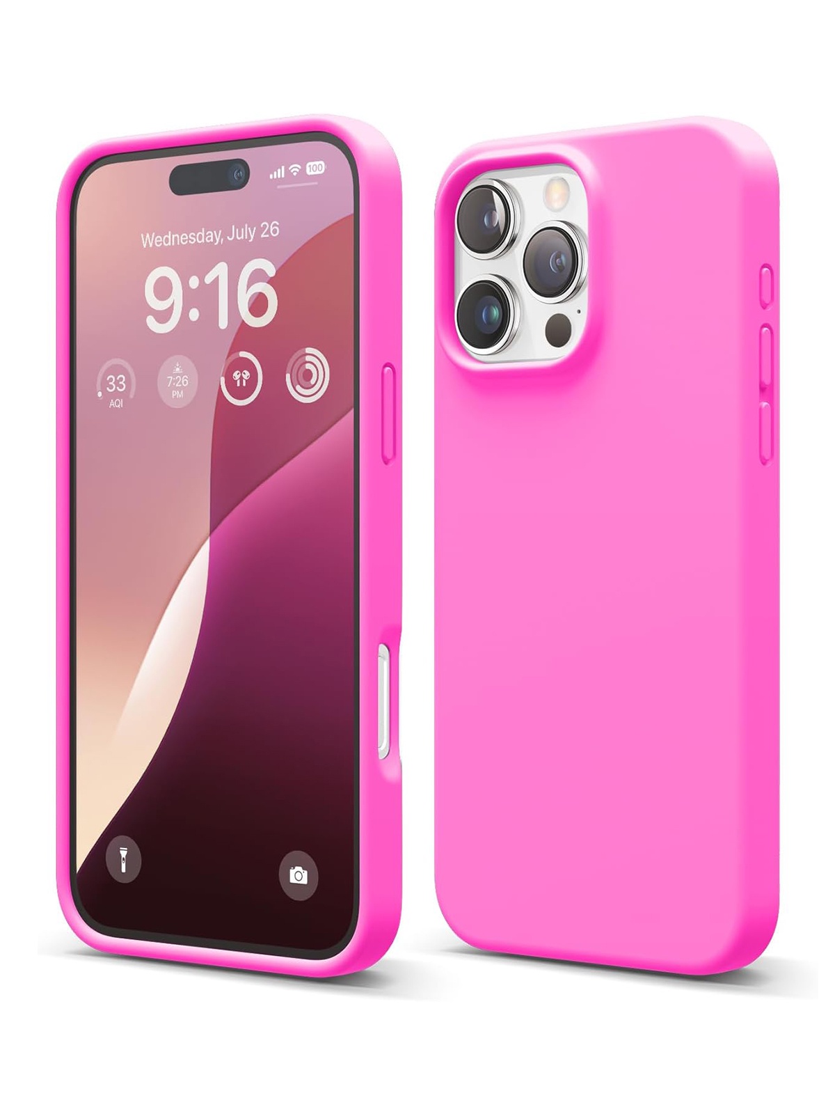 

Чехол Elago для iPhone 16 Pro Max силиконовый Liquid silicone с Soft touch, красный