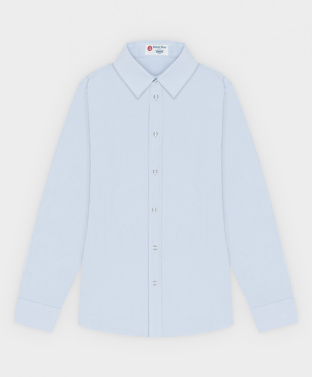 

Рубашка детская Button Blue 222BBBS23011805 цв. голубой р. 140, 222BBBS23011805