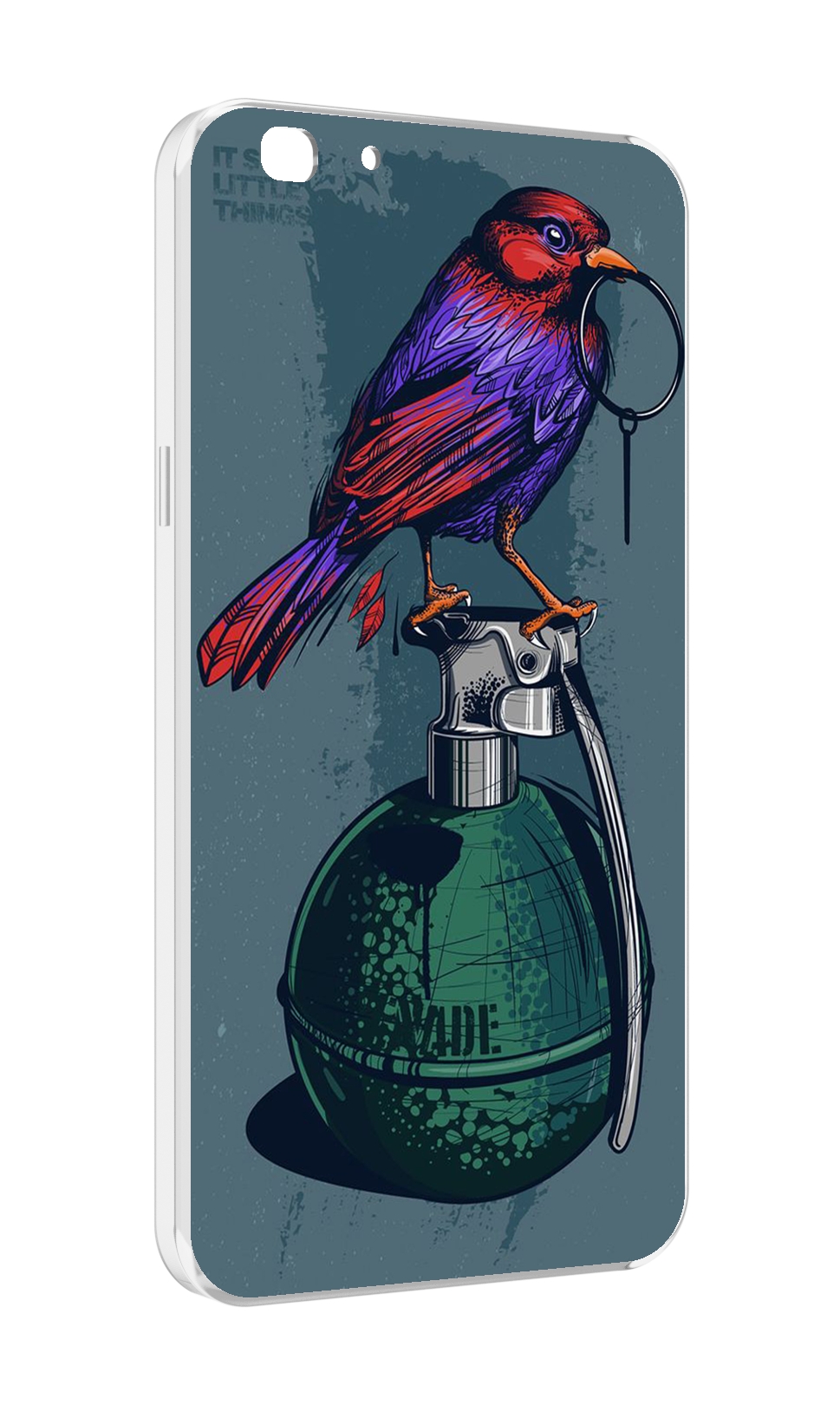 

Чехол MyPads птица с гранатой для Oppo A77/F3 (2017 год), Прозрачный, Tocco