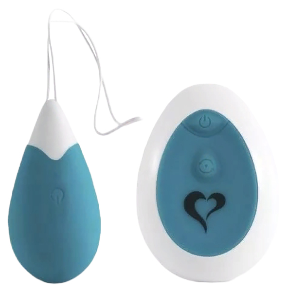 Виброяйцо FeelzToys Anna на радиоуправлении бирюзовое