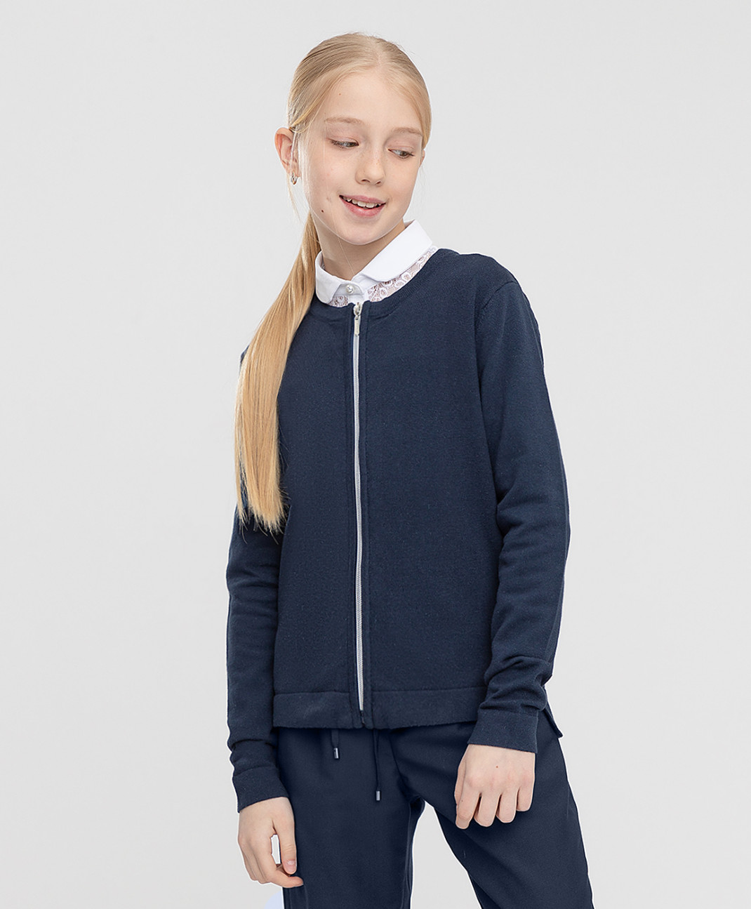 

Кардиган детский Button Blue 222BBGS35011000 цв. синий р. 122, 222BBGS35011000