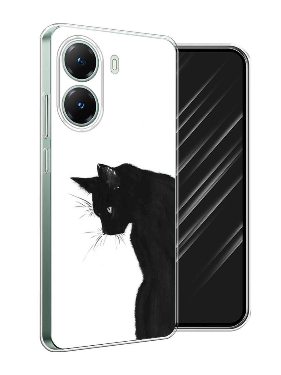 

Чехол Awog на Poco X7 Pro "Black cat", Черный;белый, 324050-1