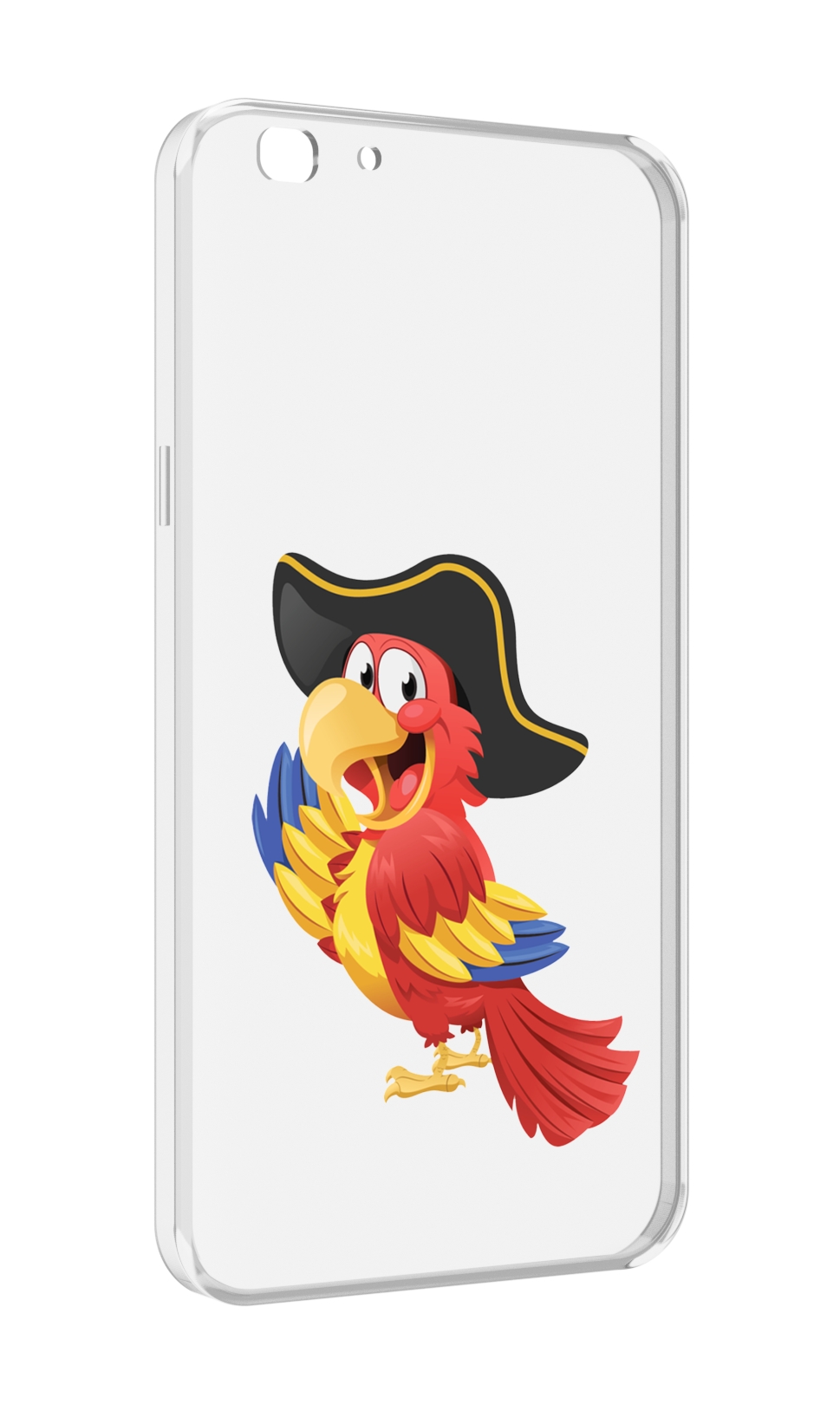 

Чехол MyPads попугай-пират для Oppo A77/F3 (2017 год), Прозрачный, Tocco