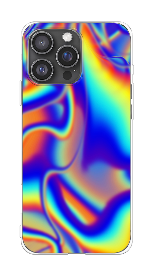 

Чехол на Apple iPhone 16 Pro Max "Яркая голограмма", Разноцветный, 16350-1