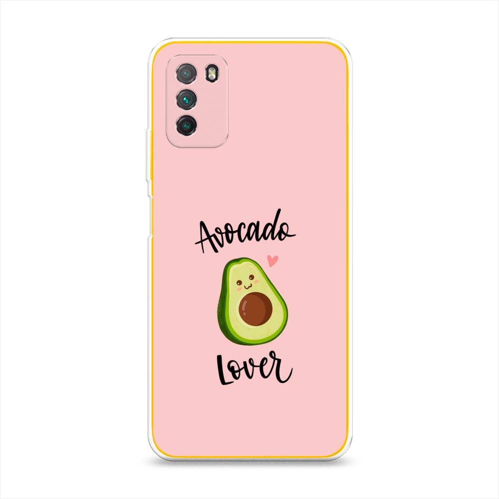 

Чехол на Xiaomi Poco M3 "Avocado lover", Розовый;зеленый, 39550-6