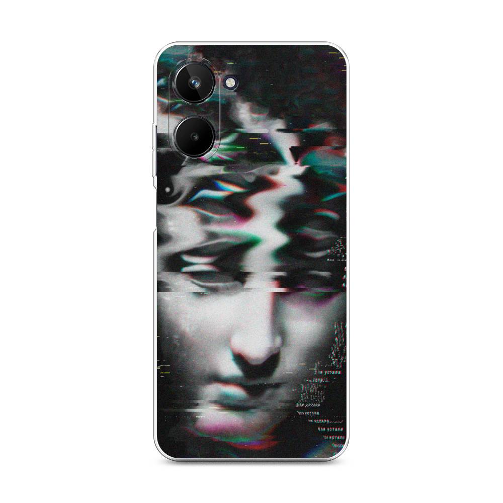 

Чехол Awog на Realme 10 4G "Glitch Art", Серый, 2512150-9