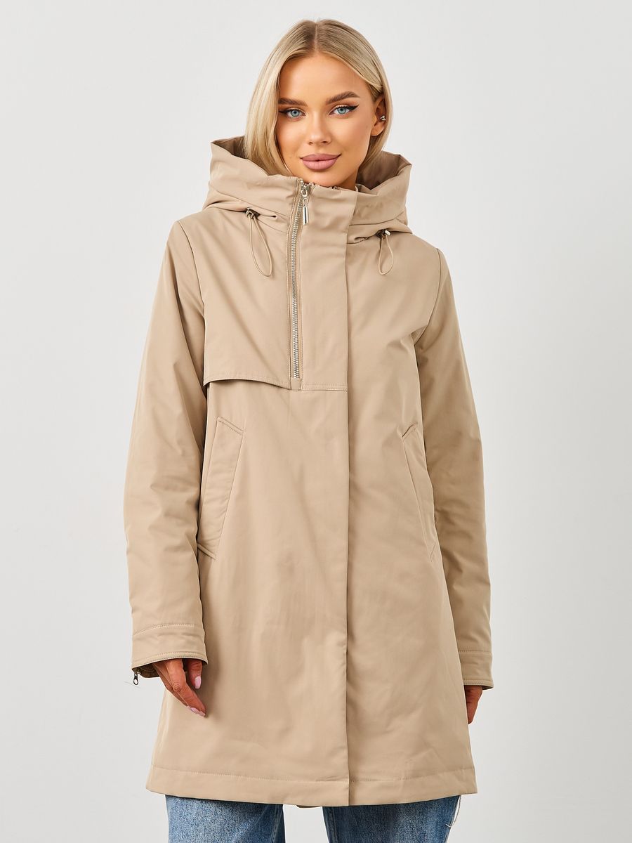 

Куртка женская LAWINTER 83662 бежевая 40 RU, Бежевый, 83662