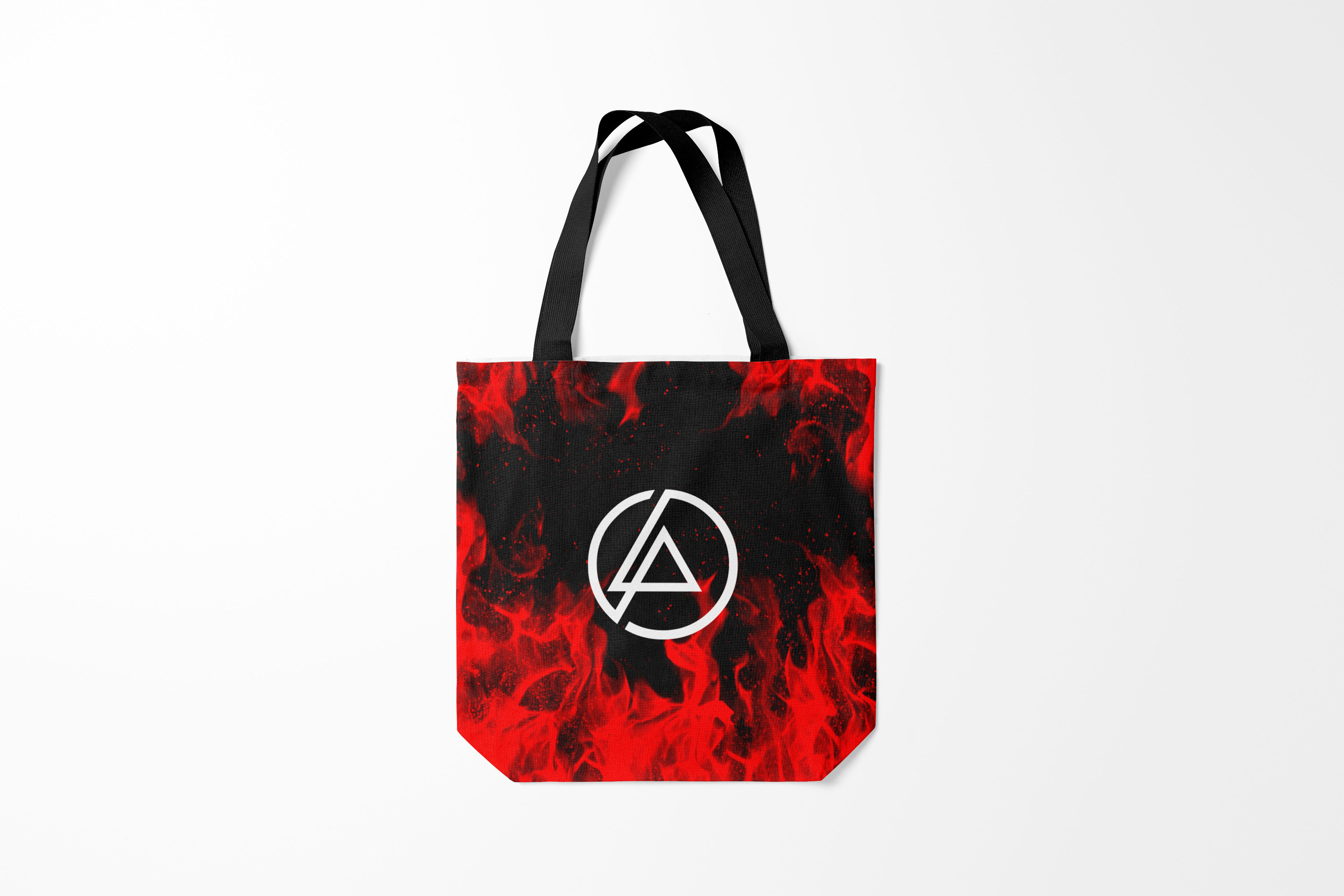 

Сумка шoппер унисекс Burnettie Linkin Park, черный, Linkin Park