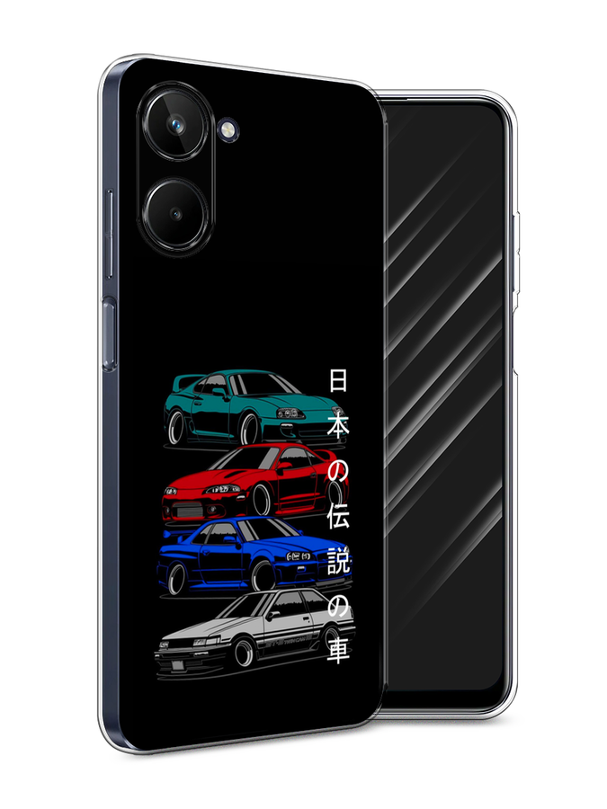 

Чехол Awog на Realme 10 4G "JDM Legend cars", Зеленый;красный;синий, 2512150-5