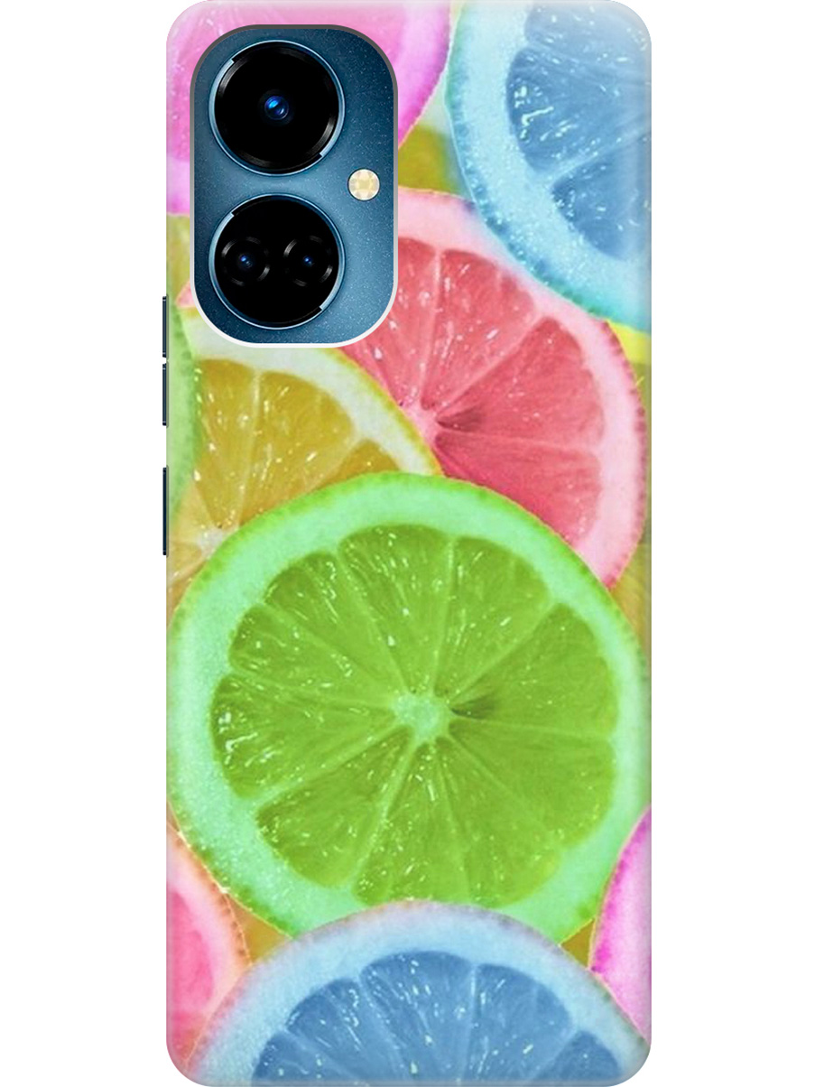 

Силиконовый чехол на Tecno Camon 19 / 19 Pro с рисунком "Разноцветные лимоны", Желтый;зеленый, 20011877