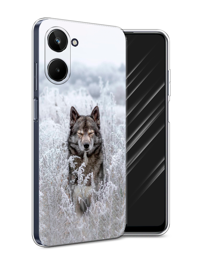

Чехол Awog на Realme 10 4G "Волк в поле", Белый;черный, 2512150-1