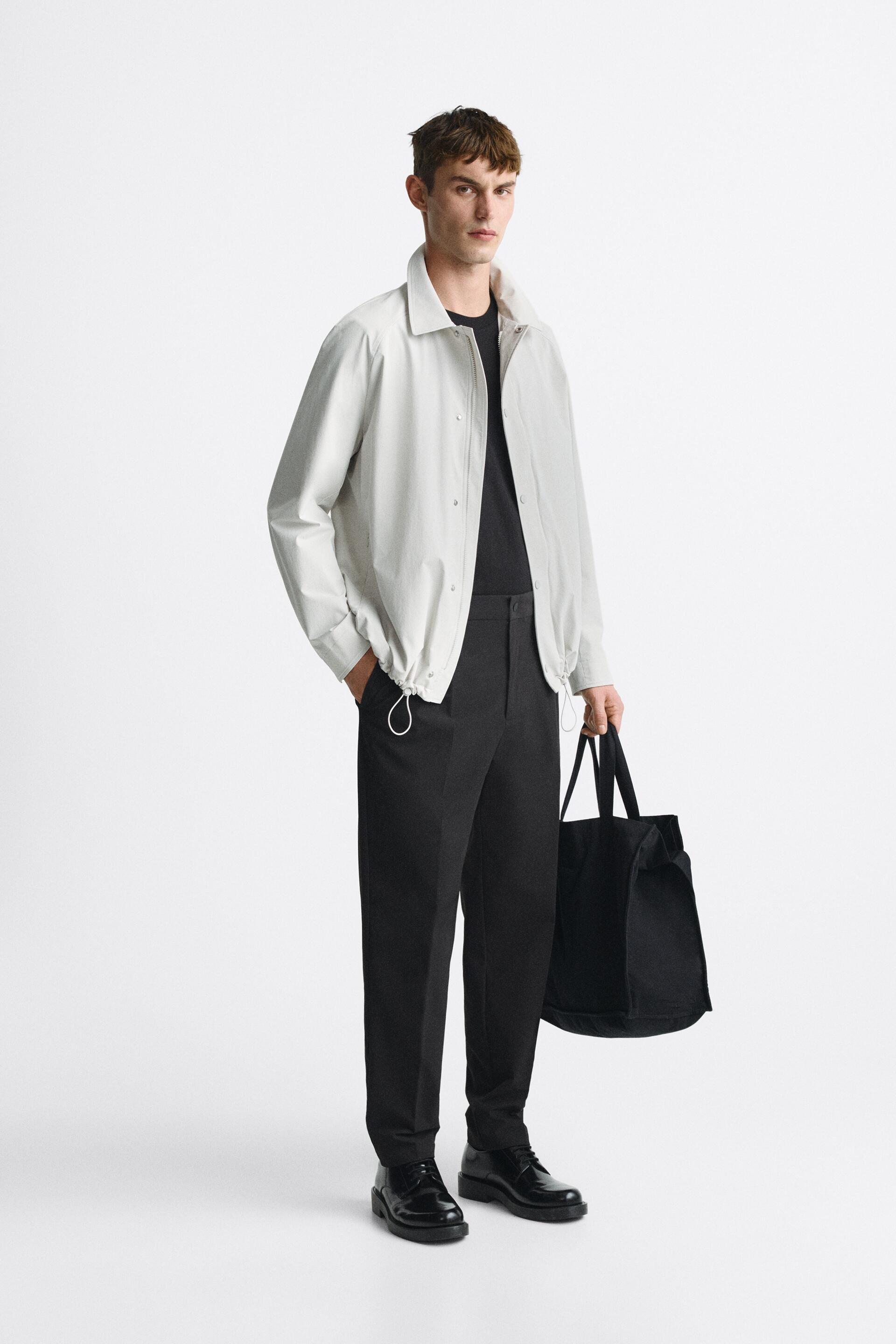 

Ветровка мужская ZARA 07380701 серая S (доставка из-за рубежа), Серый, 07380701