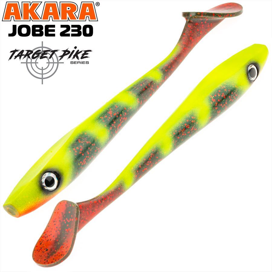 

Силиконовая приманка Akara Jobe Target Pike Big Bait J230-305-F1 1 шт, Jobe Target Pike Big Bait