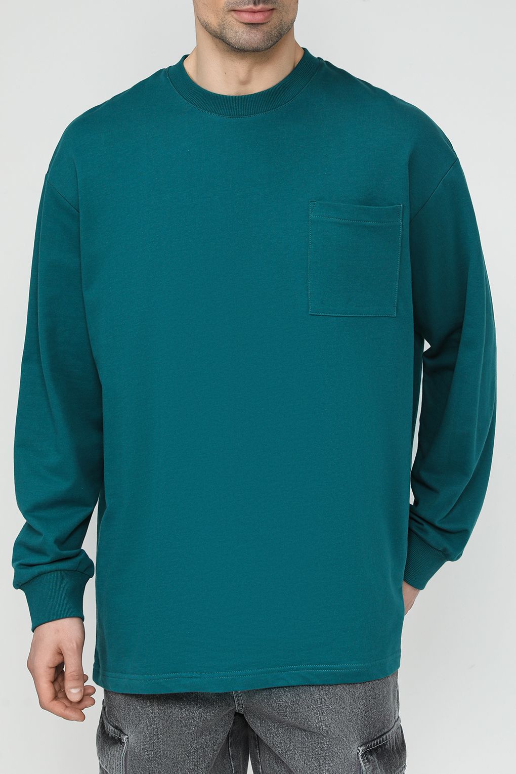 

Лонгслив мужской COLORPLAY CP23121340-034 зеленый XL, CP23121340-034