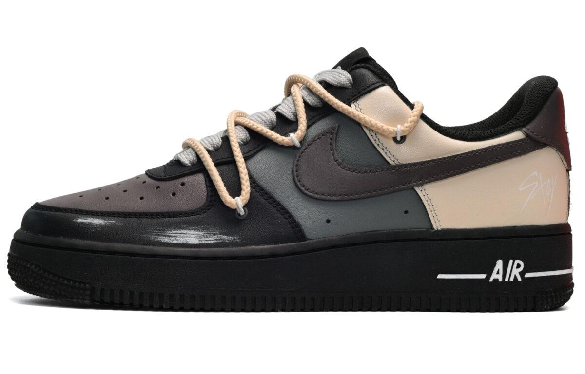 

Кеды унисекс Nike Air Force 1 Low черные 38.5 EU, Черный, Air Force 1 Low
