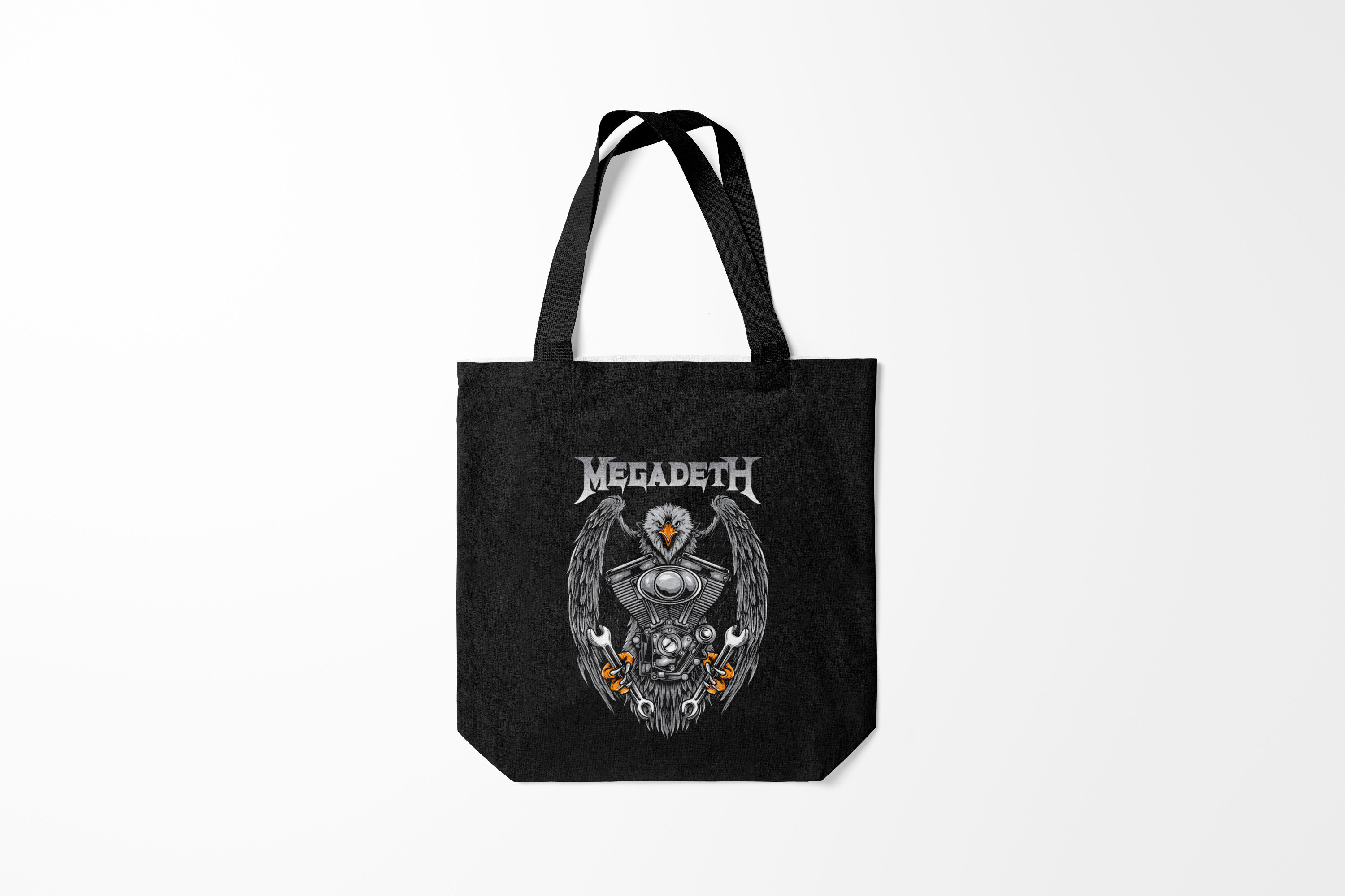 

Сумка шoппер унисекс Burnettie Megadeth, черный, Megadeth