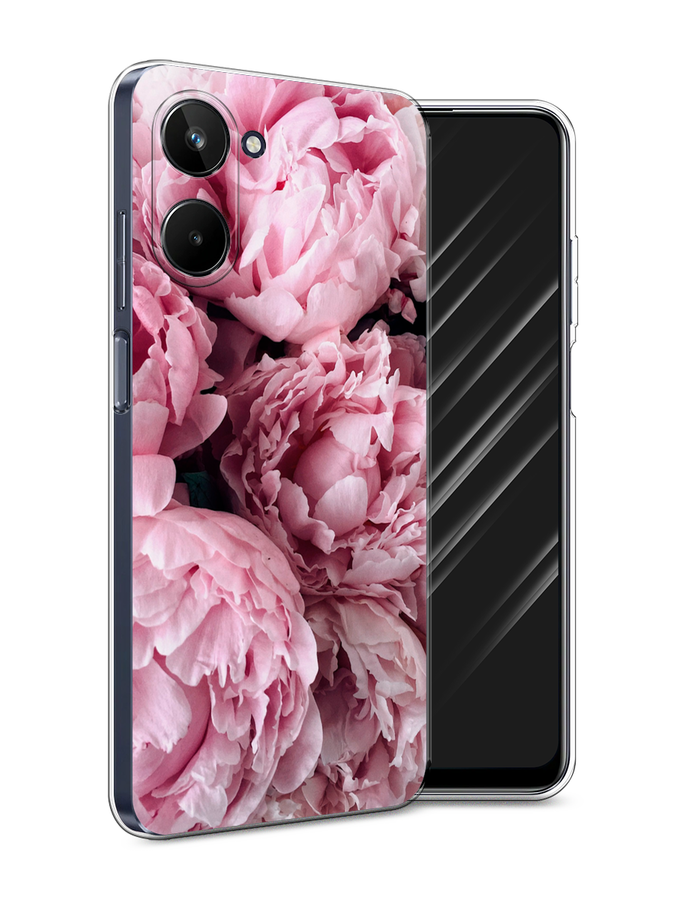 

Чехол Awog на Realme 10 4G "Нежные пионы", Розовый;черный;белый, 2512150-8