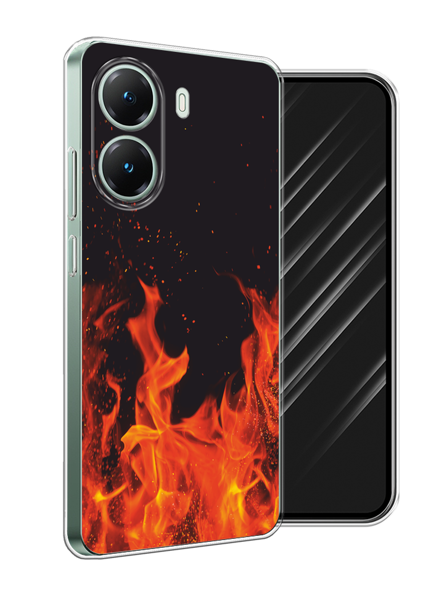 

Чехол Awog на Poco X7 Pro "Все в огне", Оранжевый;черный, 324050-1