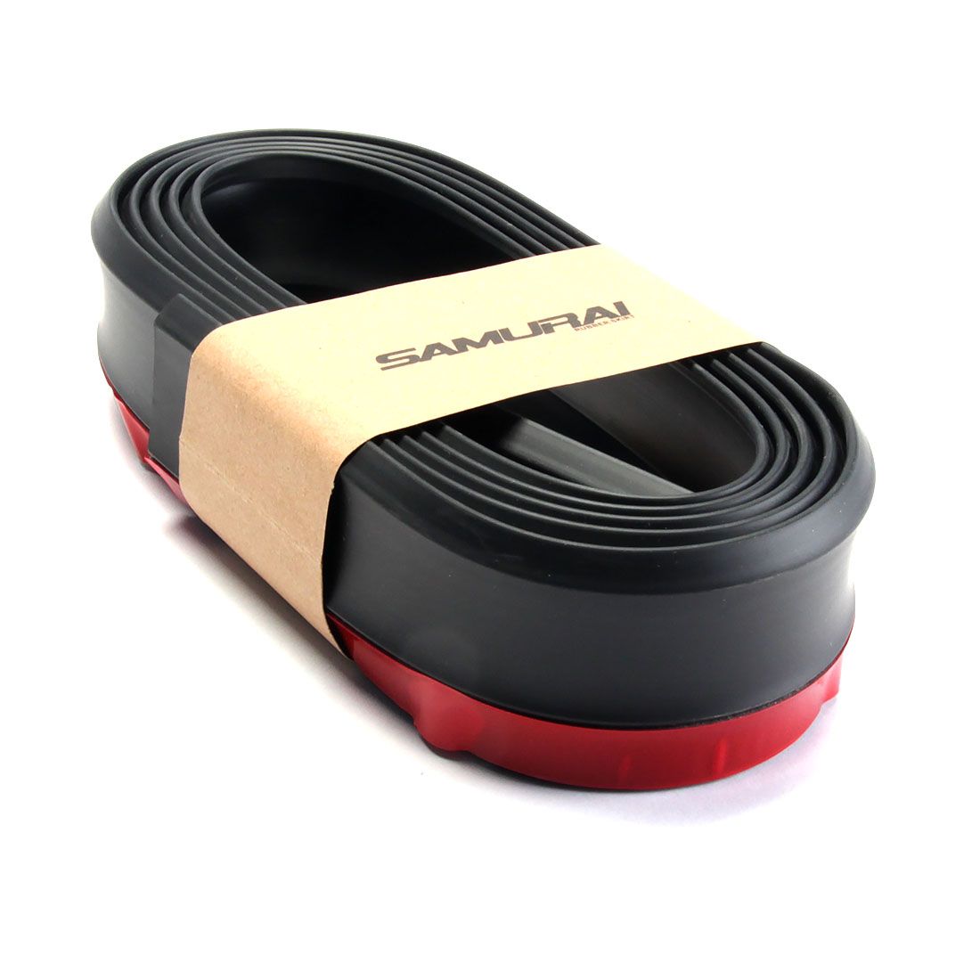 

Универсальная резиновая губа SAMURAI на передний бампер, черный, Guba Samu