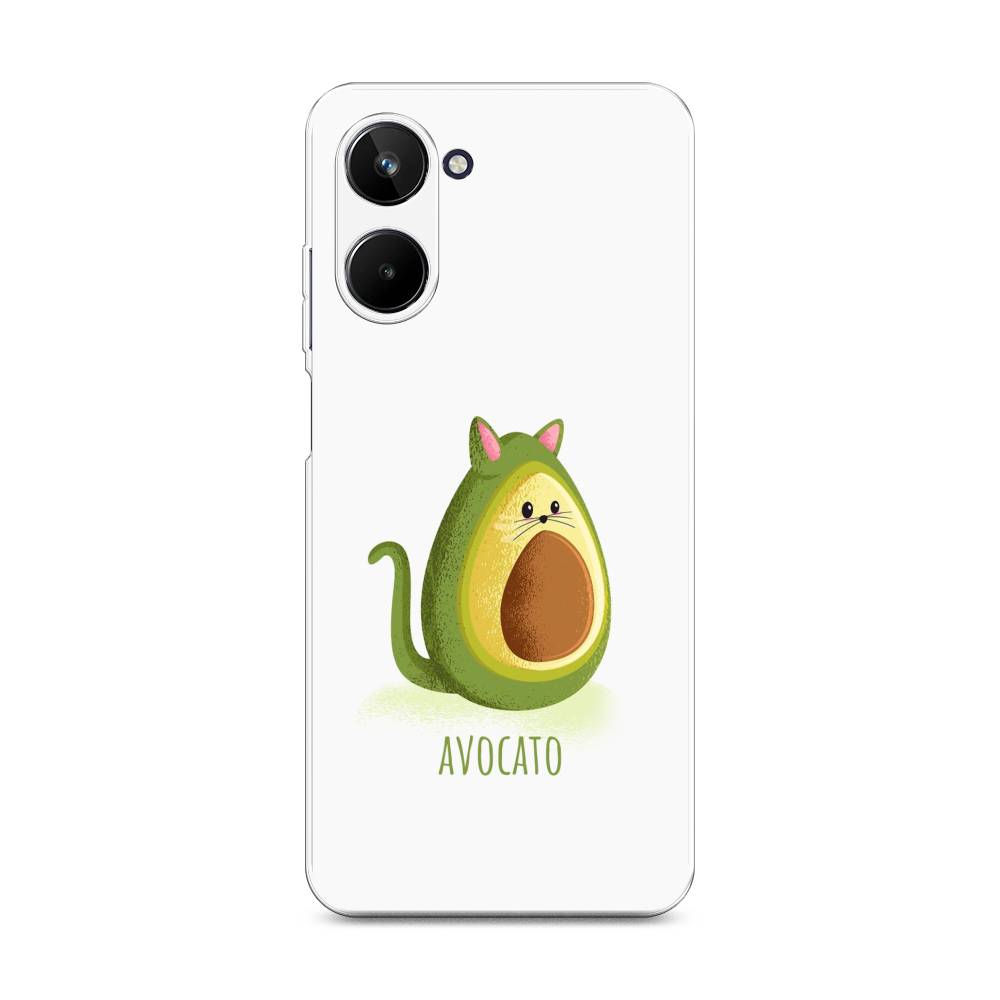 

Чехол Awog на Realme 10 4G "Avocato", Белый;зеленый;коричневый, 2512150-10