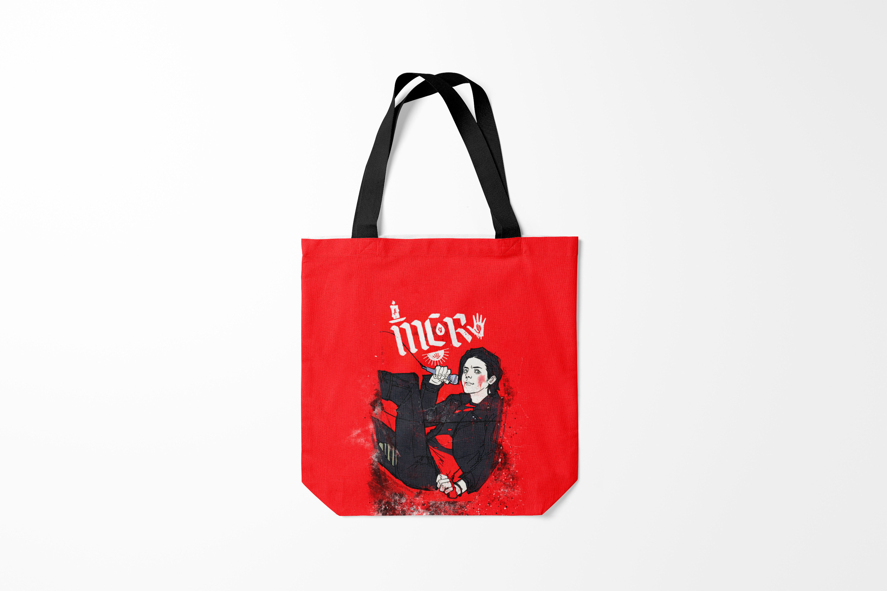 

Сумка шoппер унисекс Burnettie My Chemical Romance MCR, красный, My Chemical Romance MCR