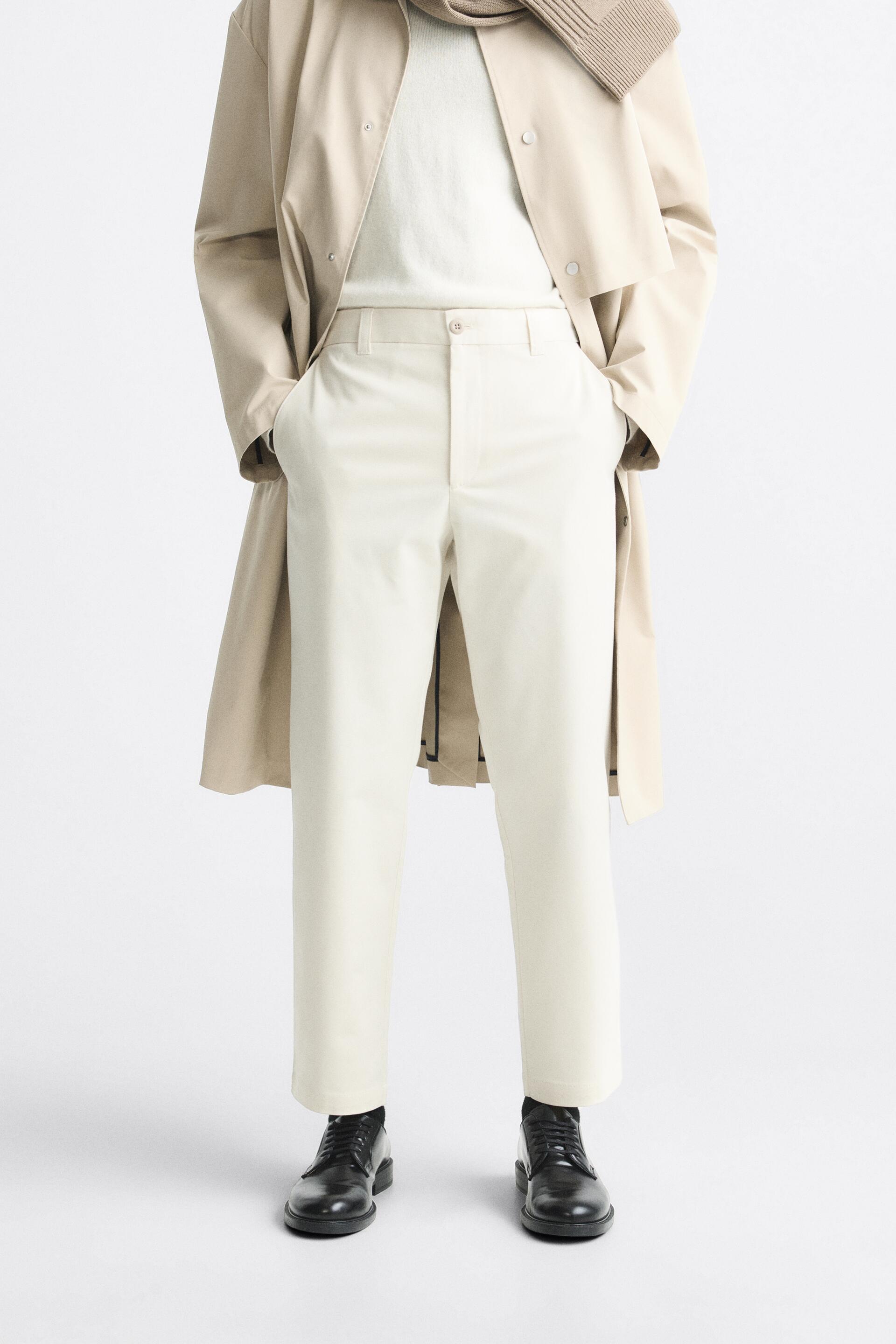 

Брюки мужские ZARA 06861133 белые 38 (доставка из-за рубежа), 06861133