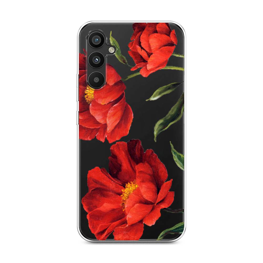 

Чехол Awog на Samsung Galaxy A34 "Красные маки", Красный, 2107850-8