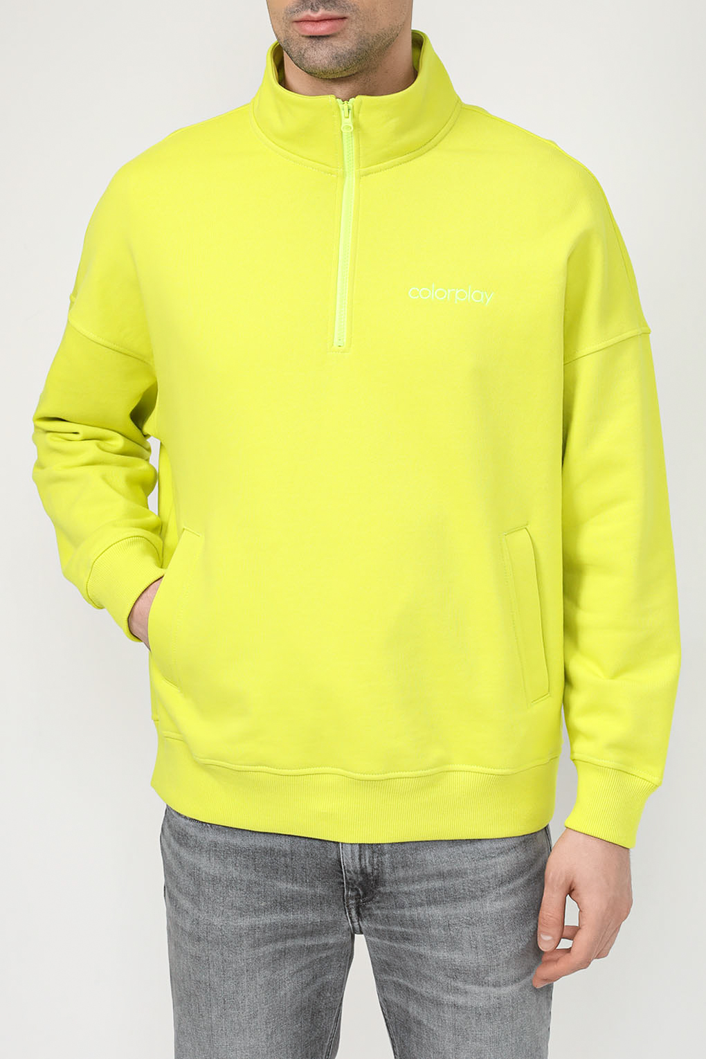 

Свитшот мужской COLORPLAY CP231211302-015 зеленый L, CP231211302-015