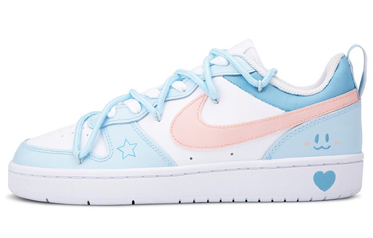 

Кеды унисекс Nike Court Borough Low 2 GS белые 38.5 EU, Белый, Court Borough Low 2 GS