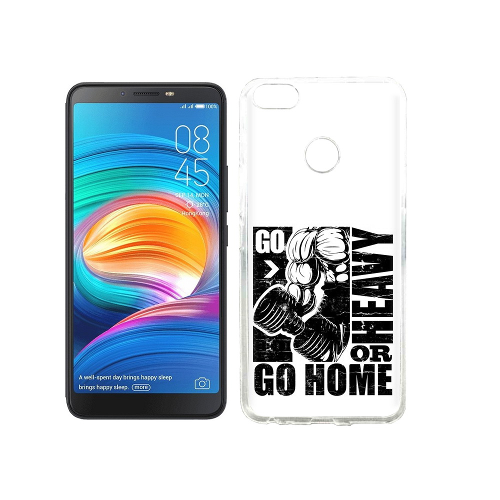 

Чехол MyPads Tocco для Tecno Camon X накаченные руки, Прозрачный, Tocco