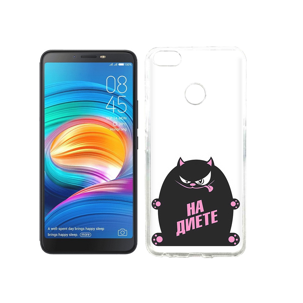 

Чехол MyPads Tocco для Tecno Camon X на диете, Прозрачный, Tocco
