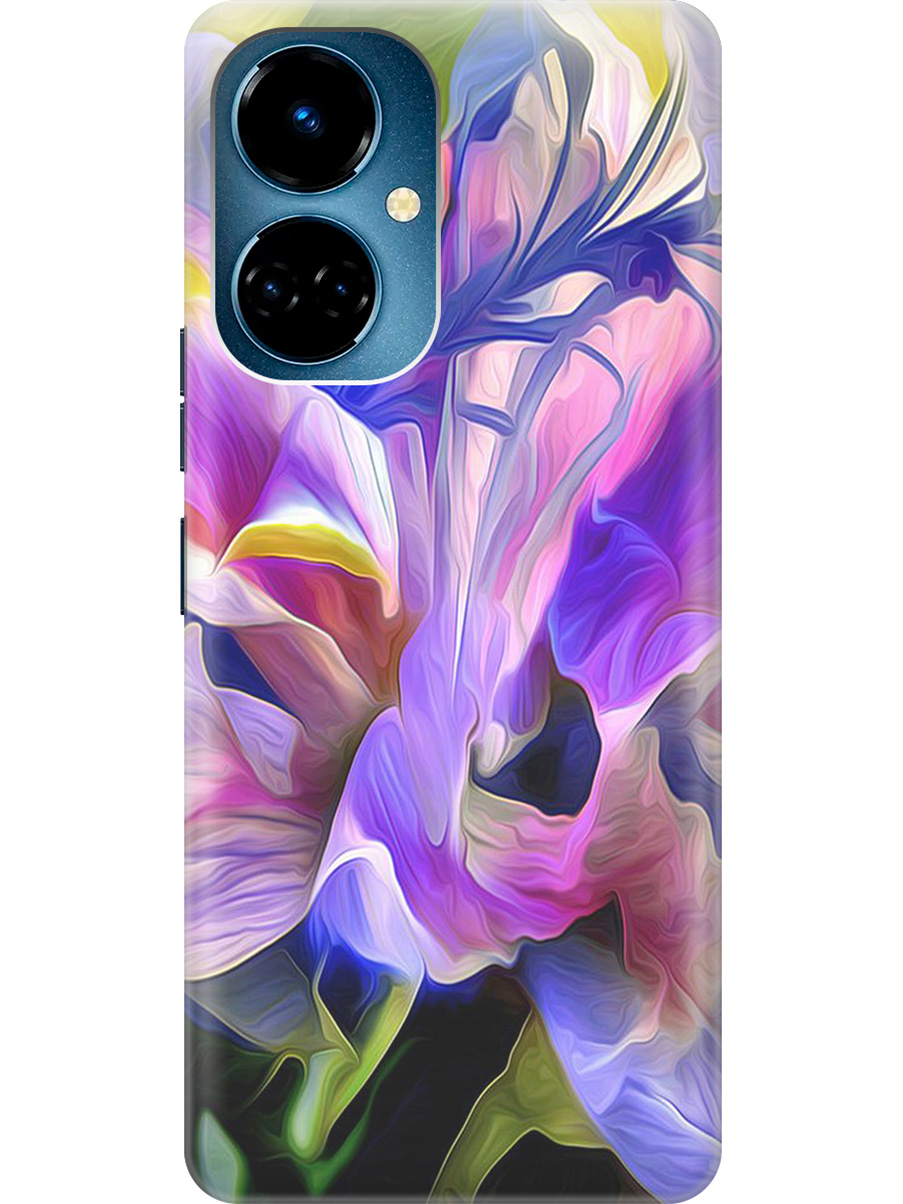 

Силиконовый чехол на Tecno Camon 19 / 19 Pro с рисунком "Цветочная абстракция", Зеленый;синий;фиолетовый, 20011877