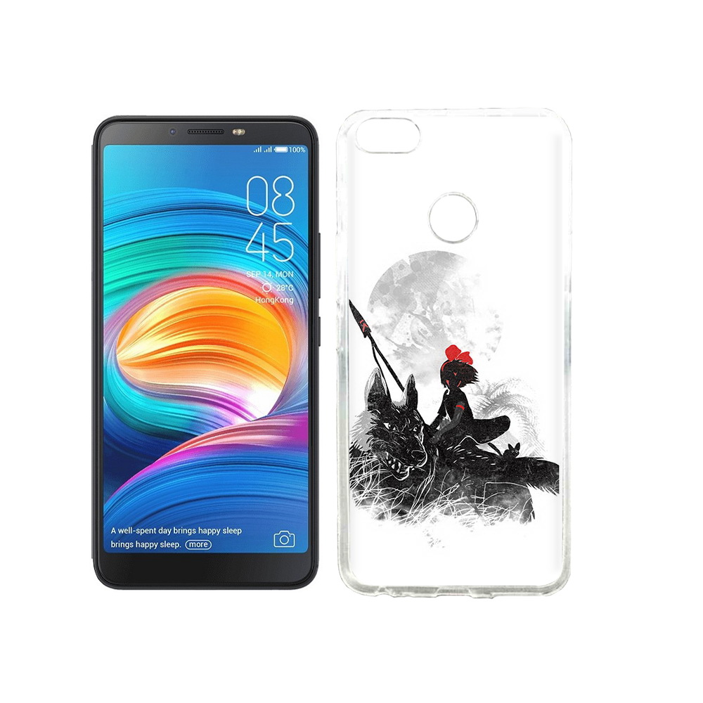 

Чехол MyPads Tocco для Tecno Camon X мононоке, Прозрачный, Tocco