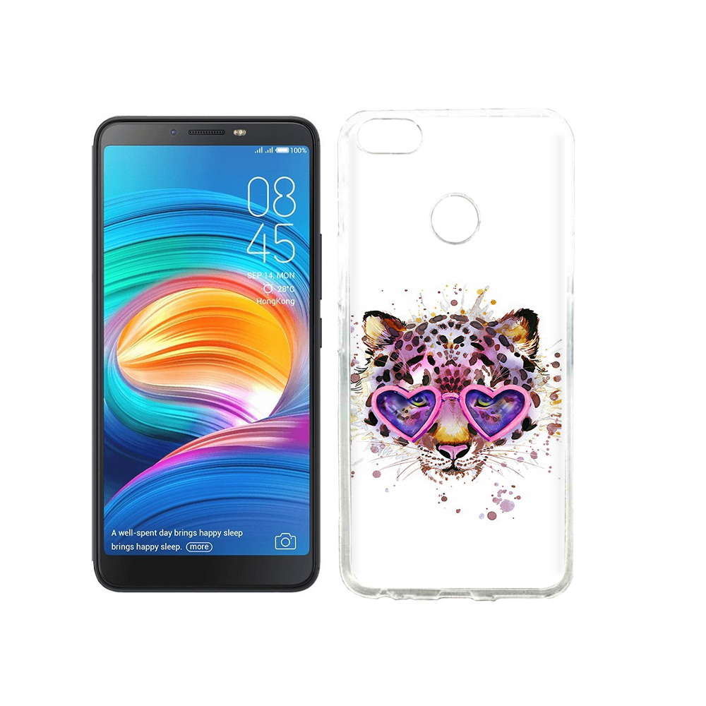 

Чехол MyPads Tocco для Tecno Camon X модный леопард, Прозрачный, Tocco