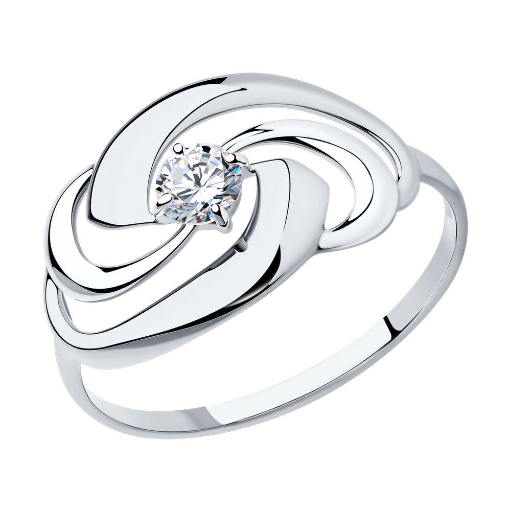 

Кольцо из серебра р. , SOKOLOV 94012159, фианит, 94012159