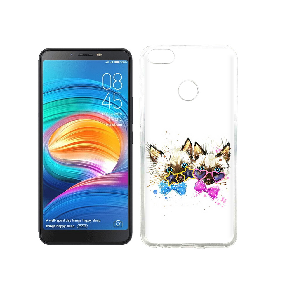 

Чехол MyPads Tocco для Tecno Camon X милые котята, Прозрачный, Tocco
