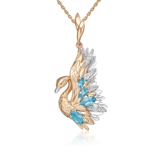 

Кулон из золота PLATINA jewelry 03-3503-00-201-1111, топаз, 03-3503-00-201-1111